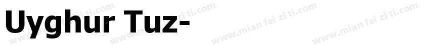 Uyghur Tuz字体转换
